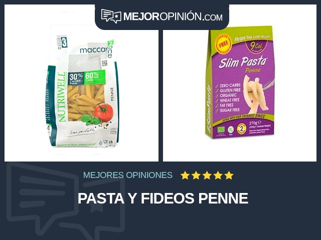 Pasta y fideos Penne