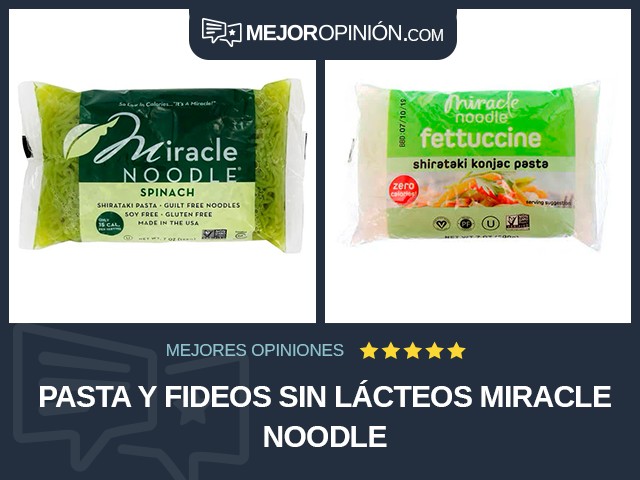 Pasta y fideos Sin lácteos Miracle Noodle