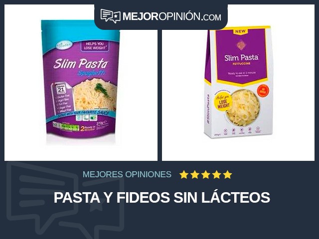 Pasta y fideos Sin lácteos