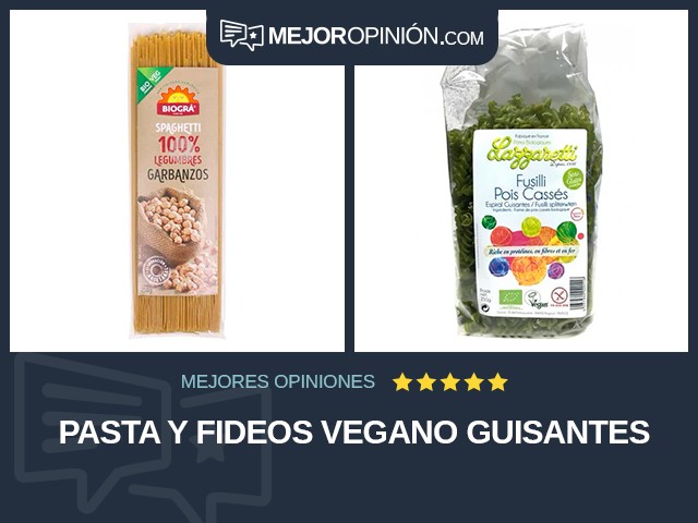 Pasta y fideos Vegano Guisantes