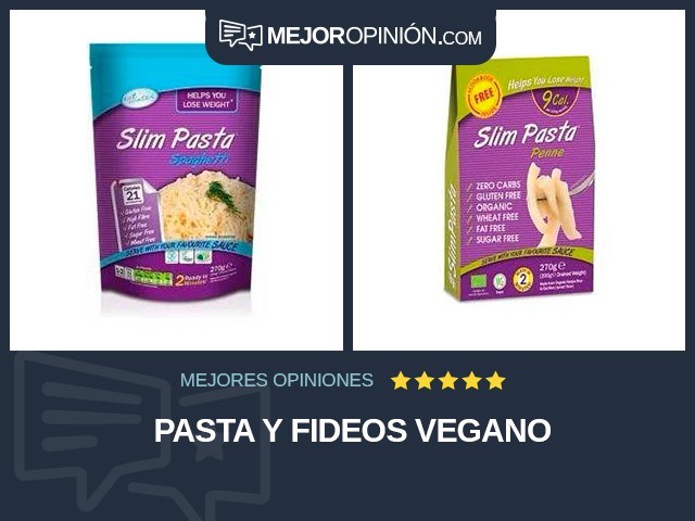 Pasta y fideos Vegano