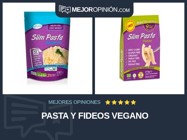 Pasta y fideos Vegano