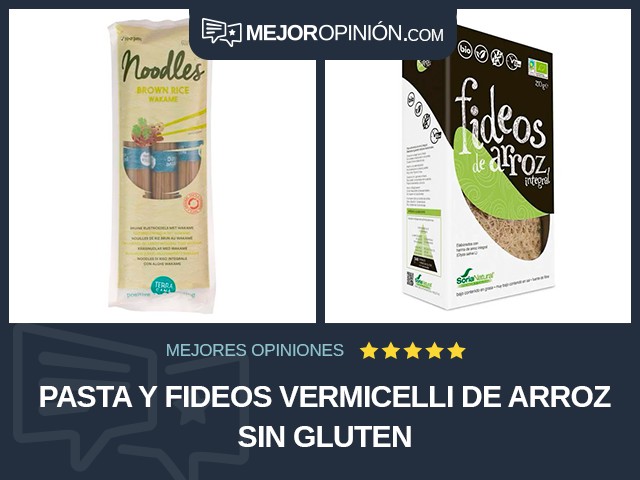 Pasta y fideos Vermicelli de arroz Sin gluten