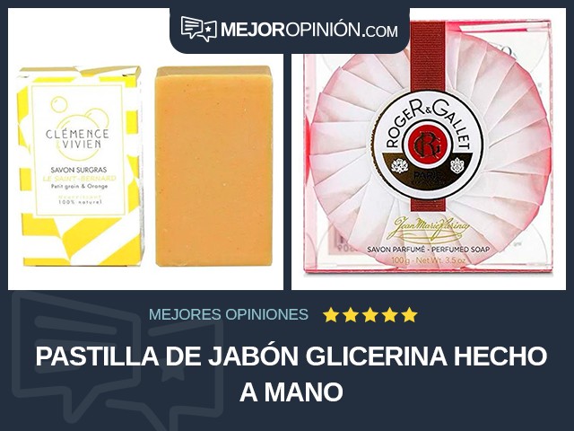 Pastilla de jabón Glicerina Hecho a mano