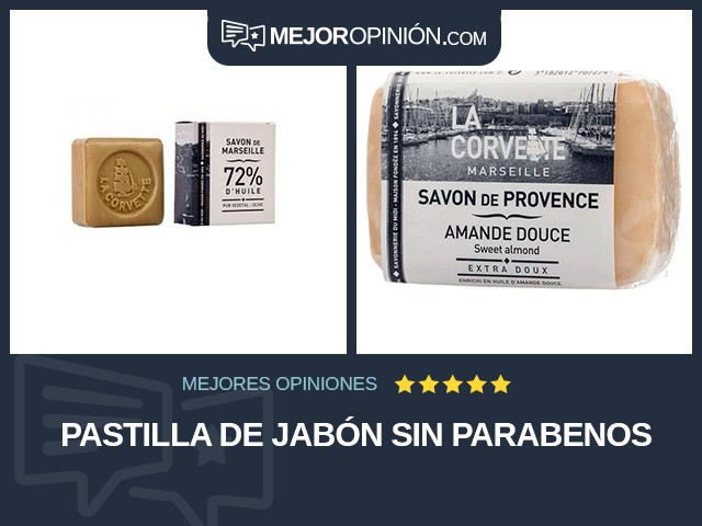 Pastilla de jabón Sin parabenos