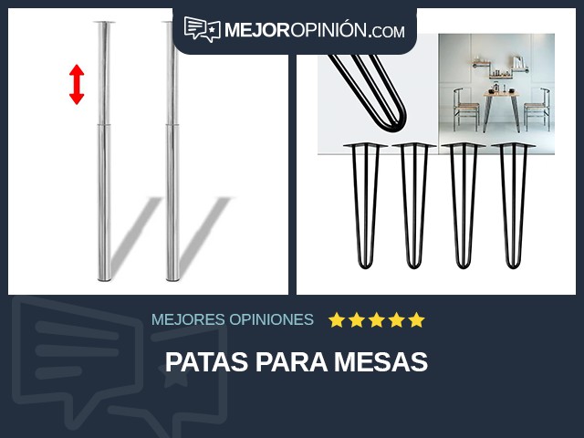 Patas para mesas