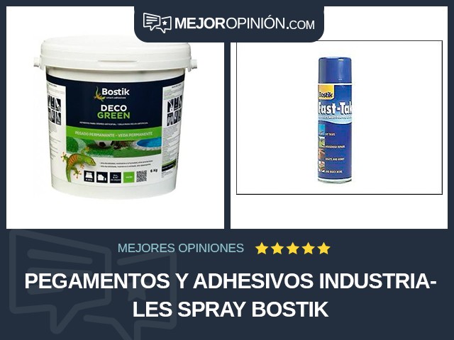 Pegamentos y adhesivos industriales Spray Bostik