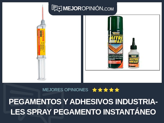 Pegamentos y adhesivos industriales Spray Pegamento instantáneo