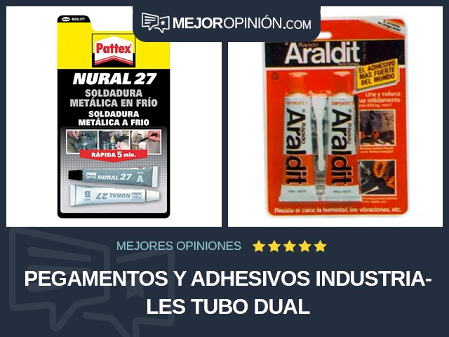 Pegamentos y adhesivos industriales Tubo Dual