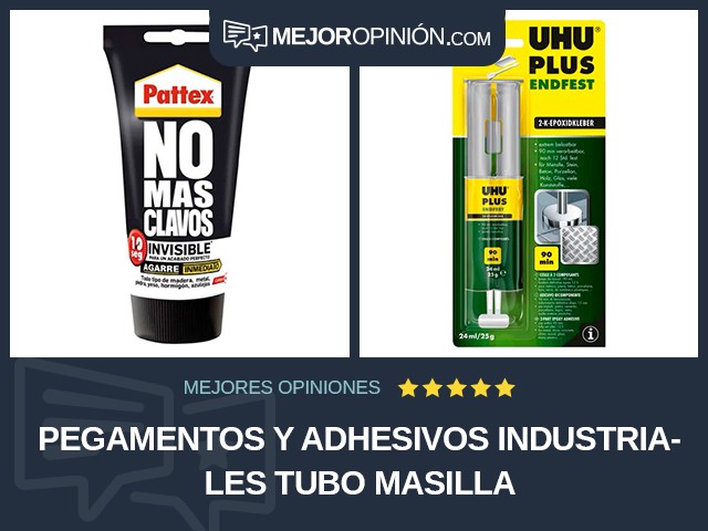 Pegamentos y adhesivos industriales Tubo Masilla