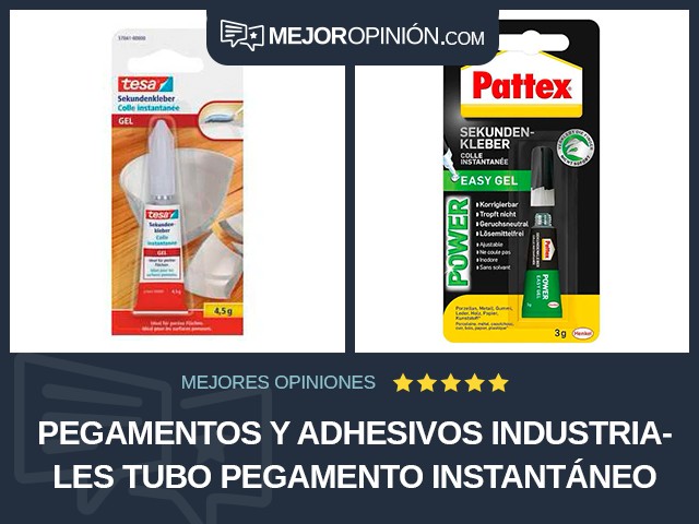 Pegamentos y adhesivos industriales Tubo Pegamento instantáneo