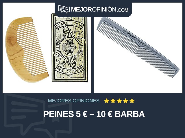 Peines 5 € – 10 € Barba