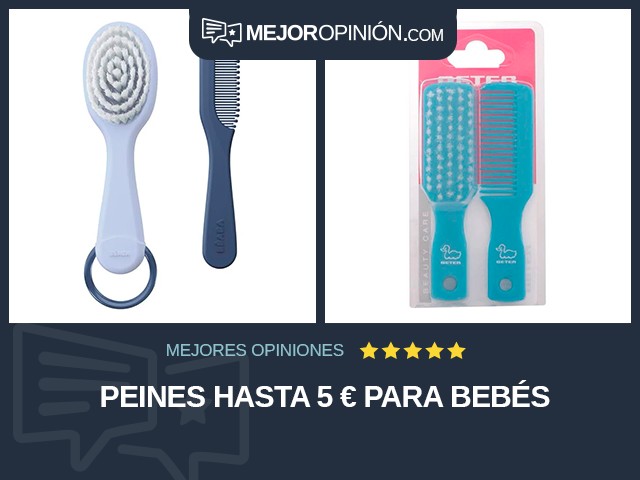 Peines Hasta 5 € Para bebés