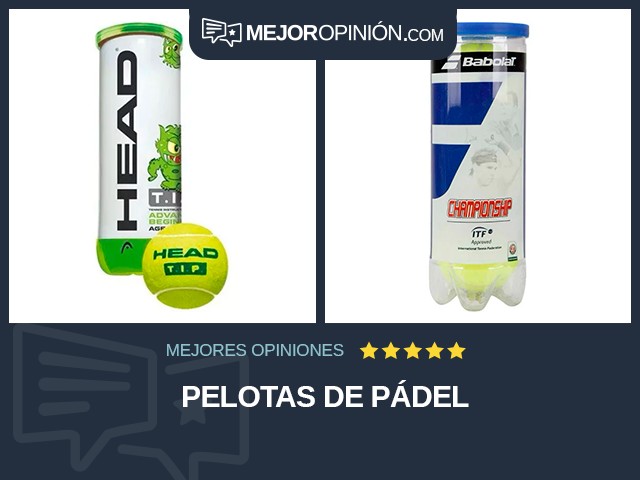 Pelotas de pádel