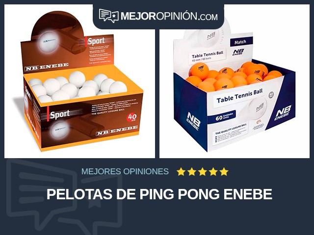 Pelotas de ping pong Enebe