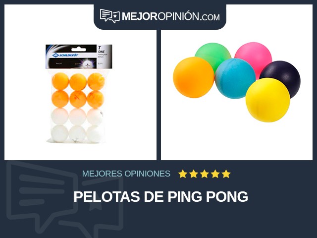 Pelotas de ping pong