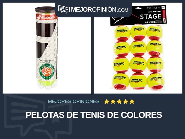 Pelotas de tenis De colores