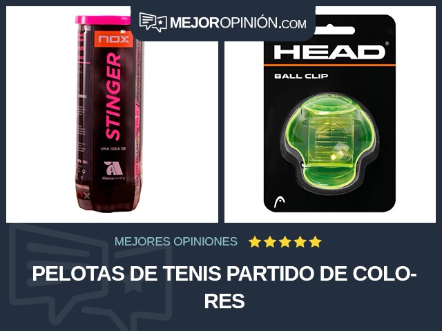 Pelotas de tenis Partido De colores