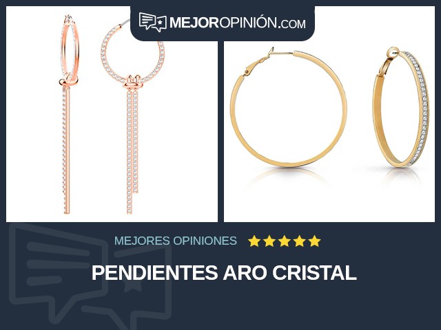 Pendientes Aro Cristal