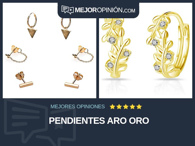 Pendientes Aro Oro