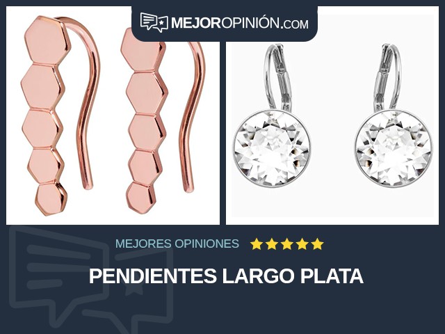 Pendientes Largo Plata