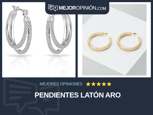 Pendientes Latón Aro