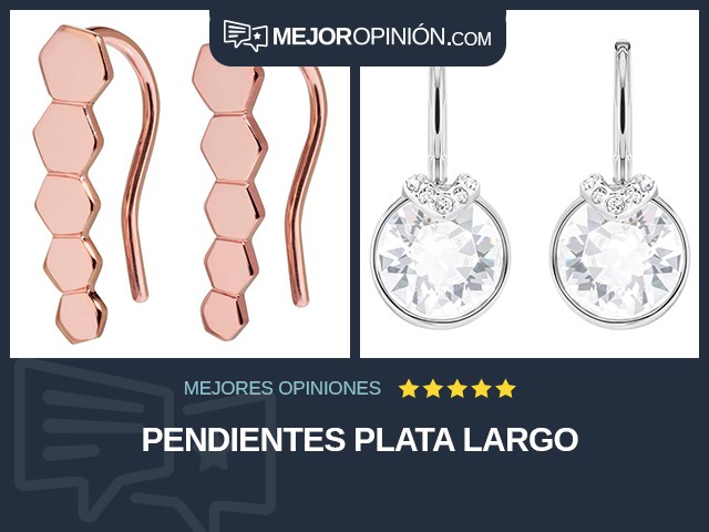 Pendientes Plata Largo