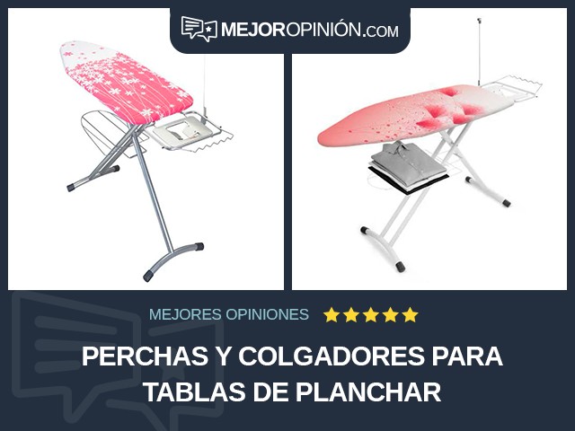 Perchas y colgadores para tablas de planchar