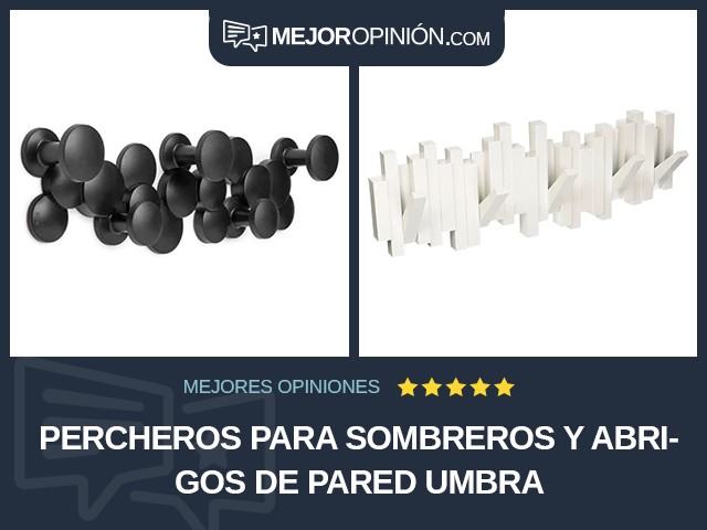 Percheros para sombreros y abrigos De pared Umbra