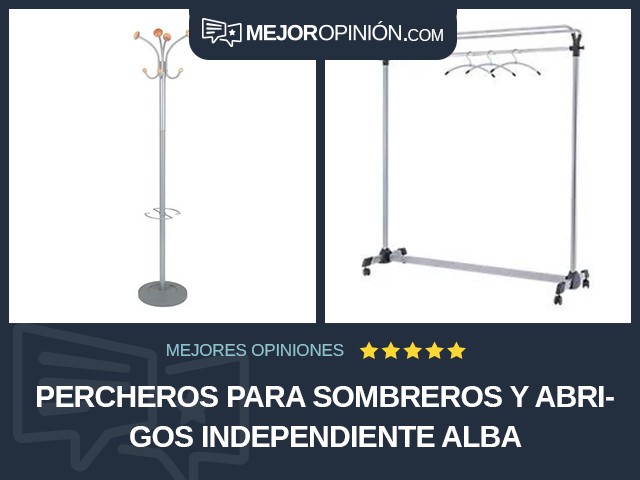 Percheros para sombreros y abrigos Independiente ALBA