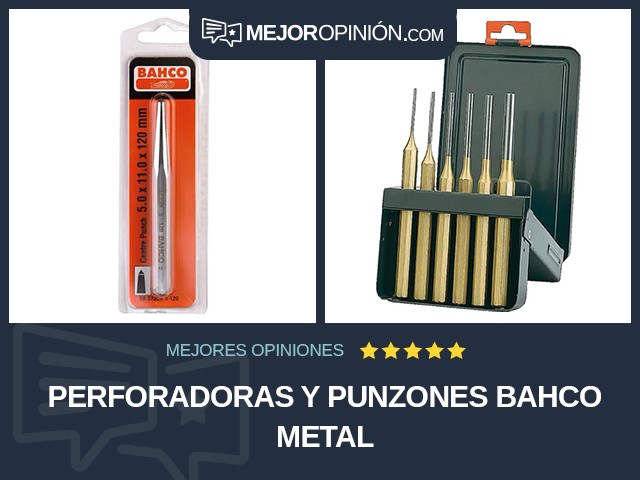 Perforadoras y punzones Bahco Metal