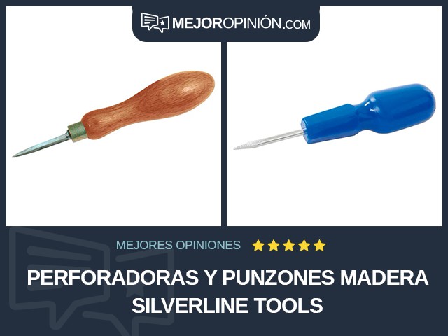 Perforadoras y punzones Madera Silverline Tools