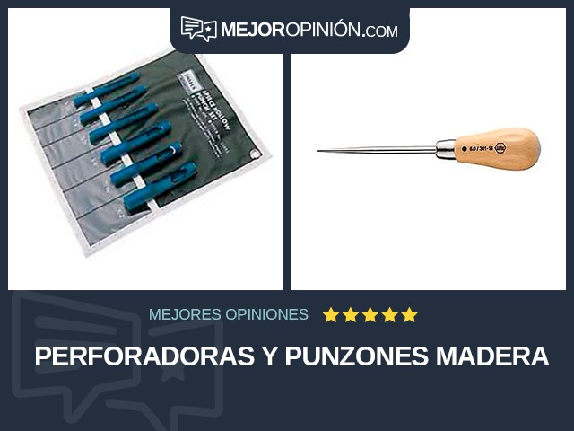 Perforadoras y punzones Madera