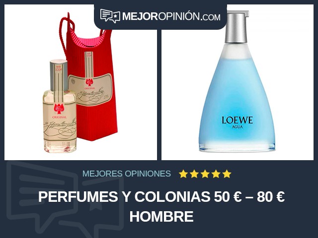 Perfumes y colonias 50 € – 80 € Hombre