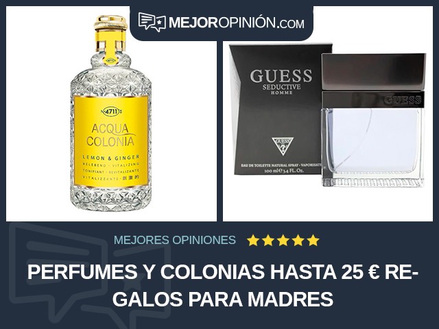 Perfumes y colonias Hasta 25 € Regalos para madres