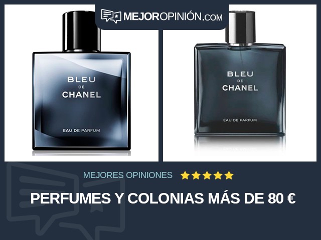Perfumes y colonias Más de 80 €