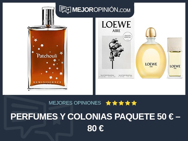 Perfumes y colonias Paquete 50 € – 80 €