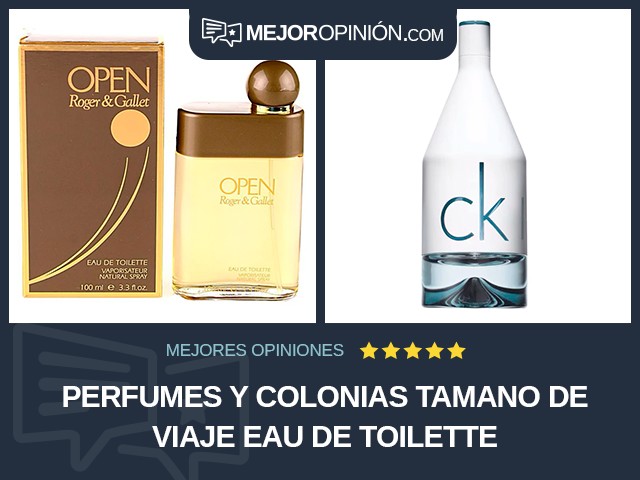 Perfumes y colonias Tamano de viaje Eau de toilette