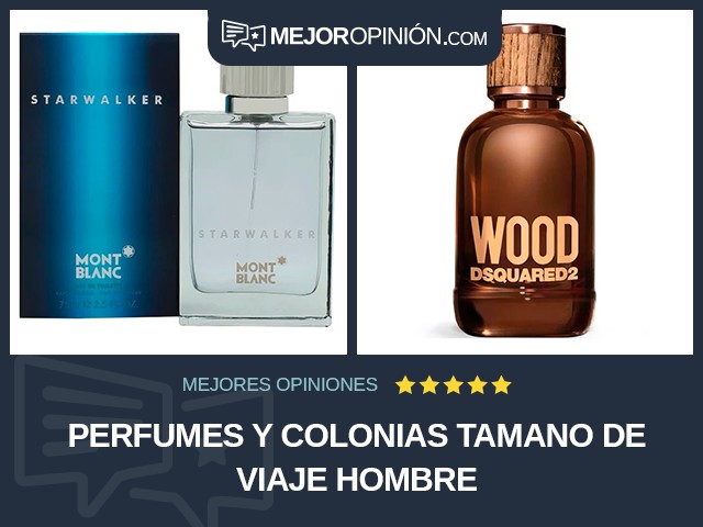 Perfumes y colonias Tamano de viaje Hombre