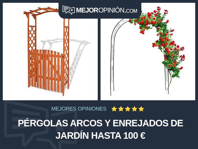 Pérgolas arcos y enrejados de jardín Hasta 100 €