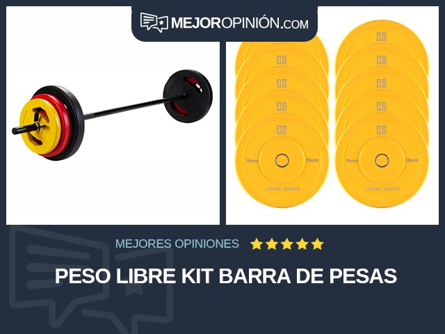 Peso libre Kit Barra de pesas