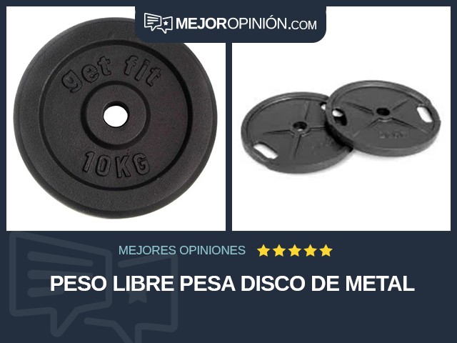 Peso libre Pesa Disco de metal