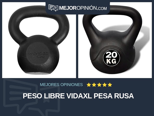 Peso libre vidaXL Pesa rusa