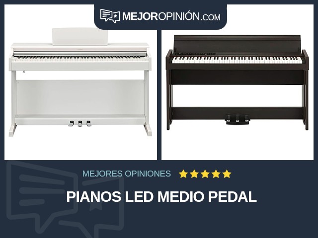 Pianos LED Medio pedal
