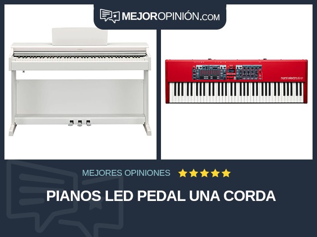 Pianos LED Pedal una corda