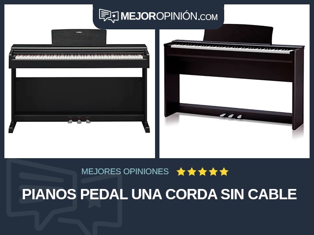 Pianos Pedal una corda Sin cable