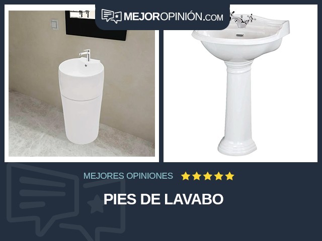 Pies de lavabo