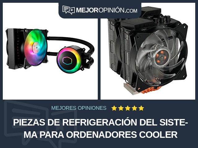 Piezas de refrigeración del sistema para ordenadores Cooler Master Más de 80 €