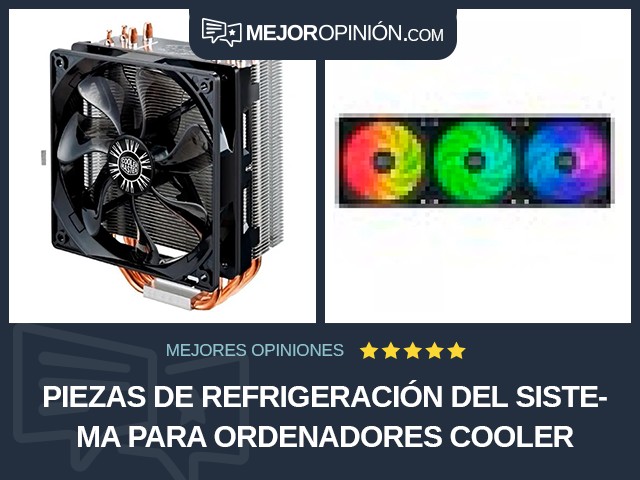 Piezas de refrigeración del sistema para ordenadores Cooler Master
