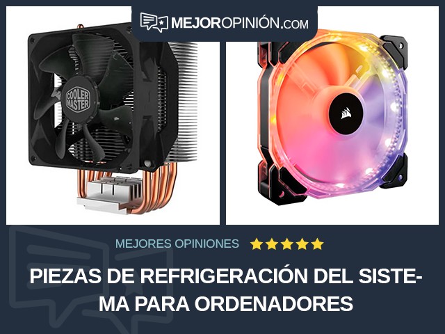 Piezas de refrigeración del sistema para ordenadores